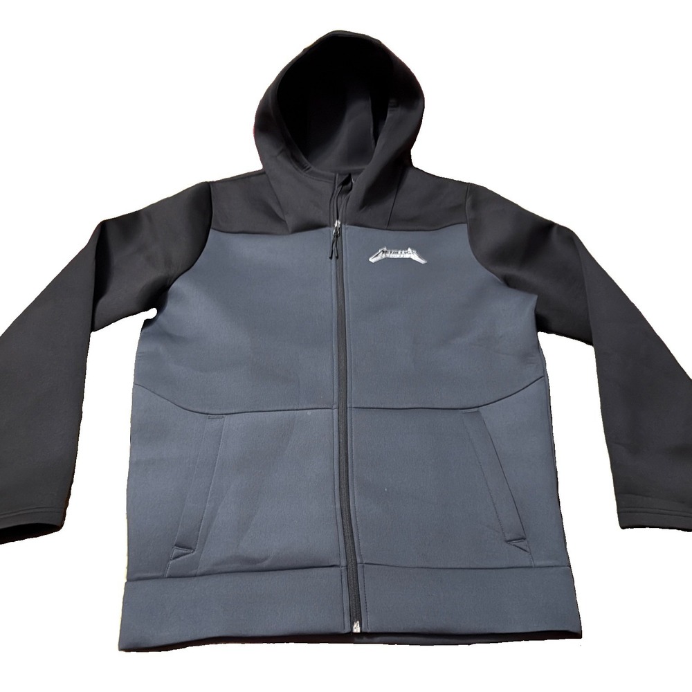 Metallica Full Zip Hoodie Jacket Mens Size Large Antiqua Gray Black